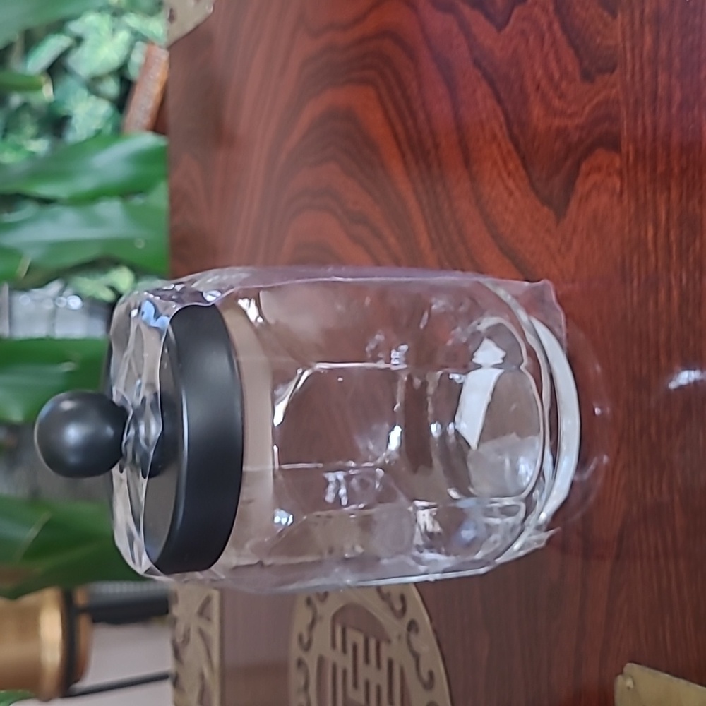 Glass Cotton Jar